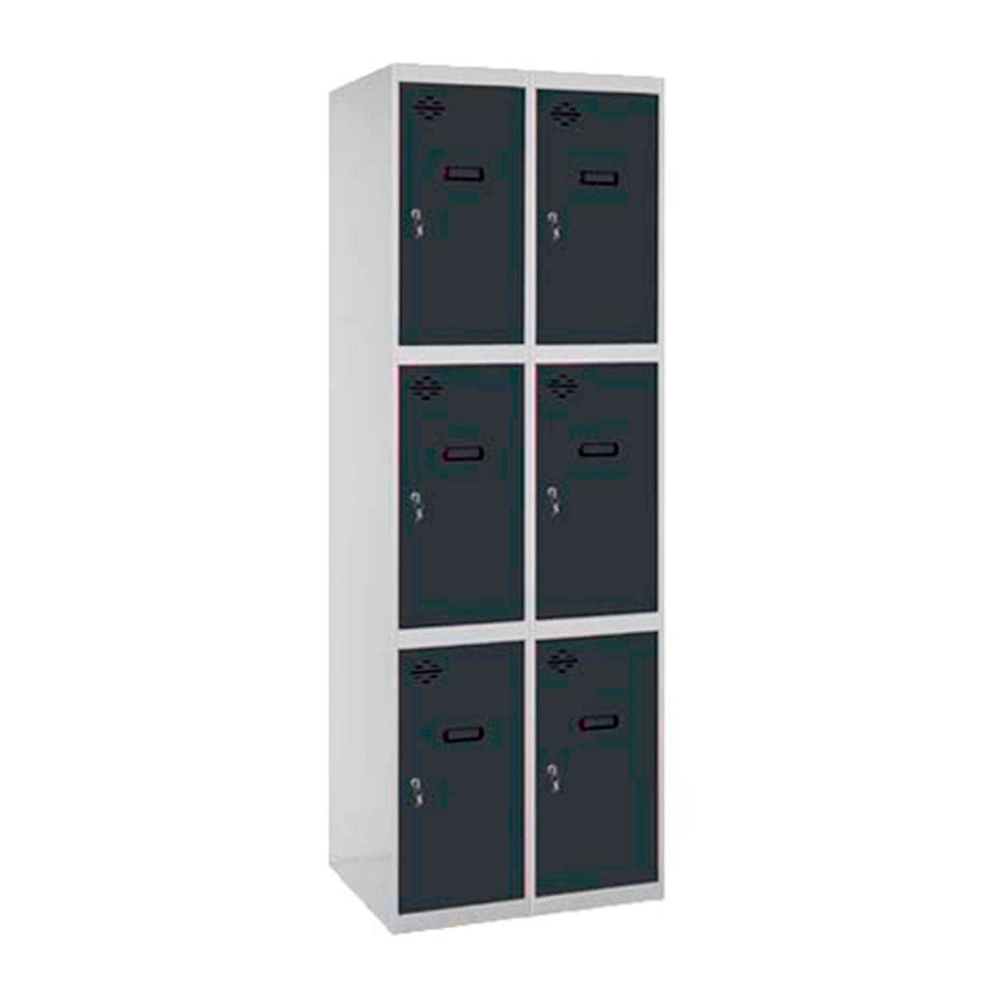  SIMON RACK  Vestiaire industriel 6 cases / 2 colonnes  VESTIAIRE, Vestiaire industriel 3 cases monobloc RANGESTOCK