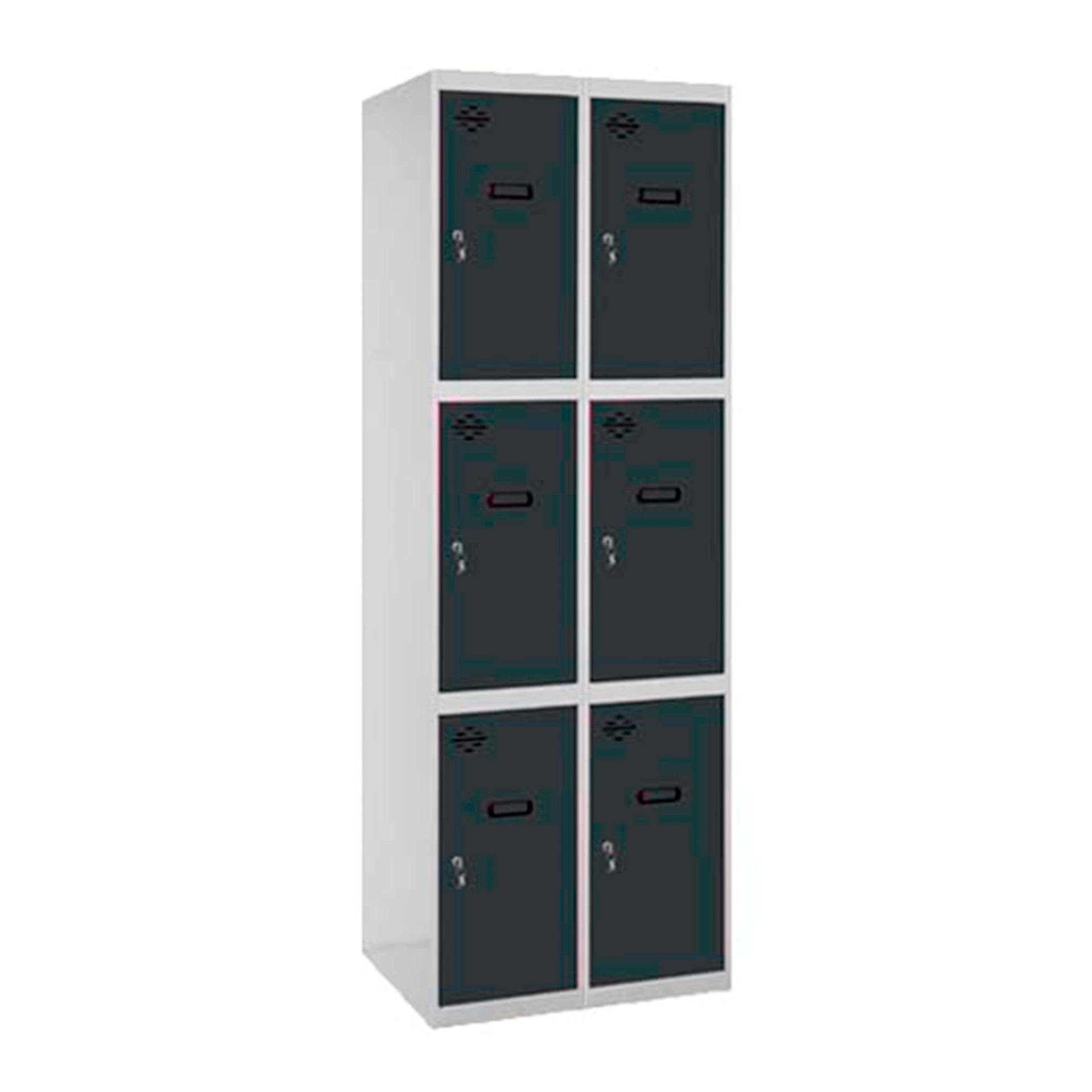  SIMON RACK  Vestiaire industriel 6 cases / 2 colonnes  VESTIAIRE, Vestiaire industriel 3 cases monobloc RANGESTOCK