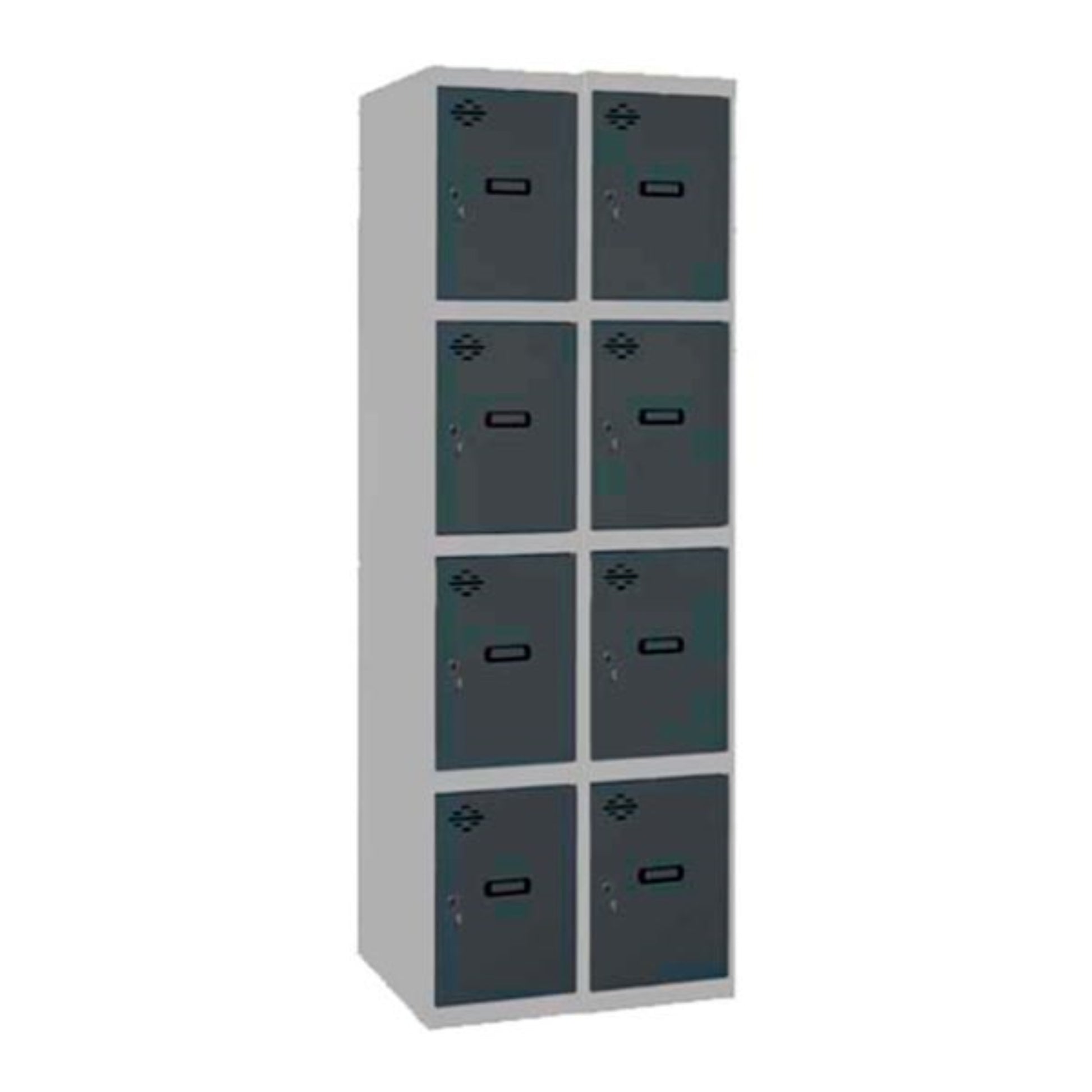  SIMON RACK  Vestiaire industriel 8 cases / 2 colonnes  VESTIAIRE, Vestiaire industriel 4 cases monobloc RANGESTOCK