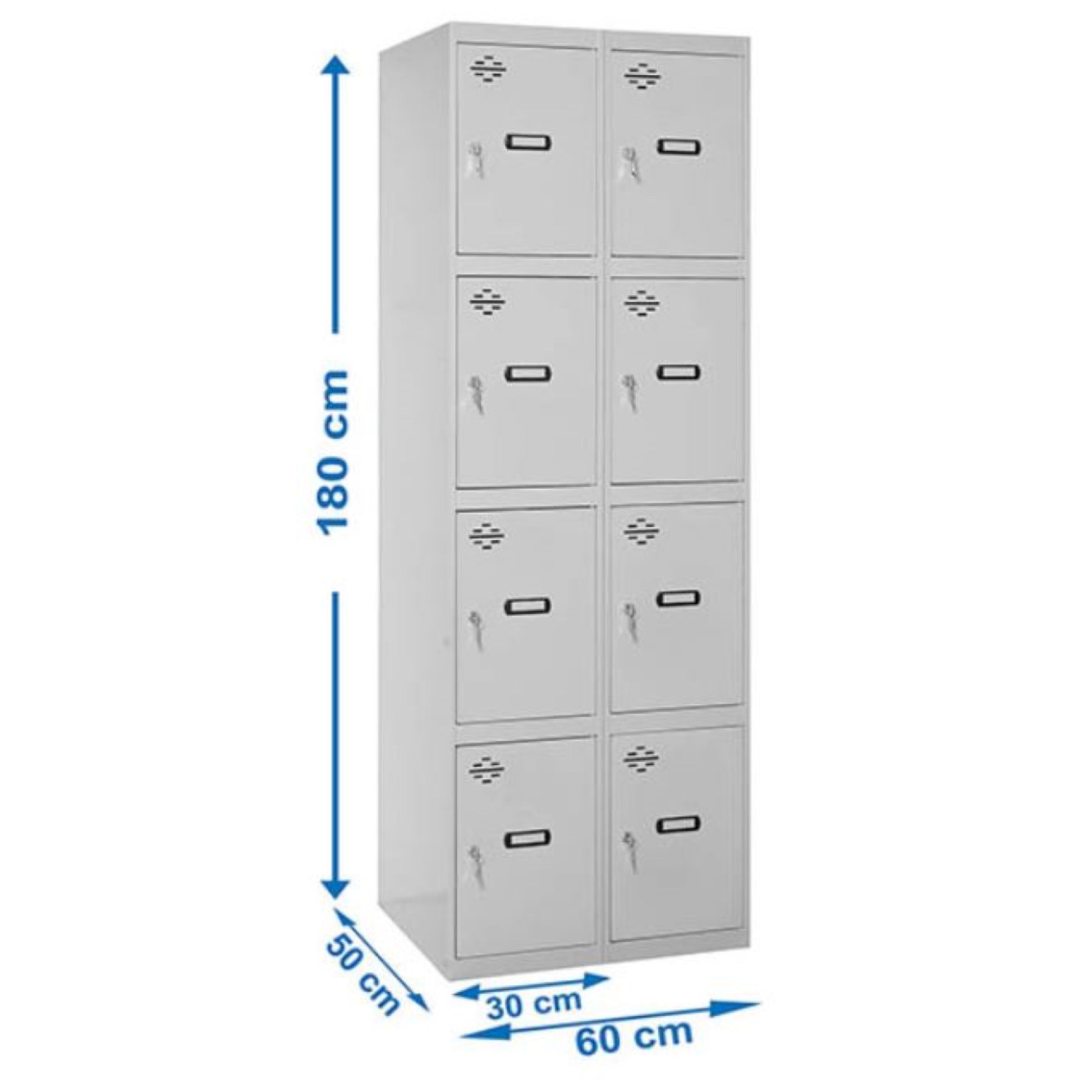  SIMON RACK  Vestiaire industriel 8 cases / 2 colonnes  VESTIAIRE, Vestiaire industriel 4 cases monobloc RANGESTOCK