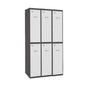  SIMON RACK  Vestiaire industriel bi place 6 cases / 3 colonnes en kit  VESTIAIRE, Vestiaire industriel bi place en kit RANGESTOCK