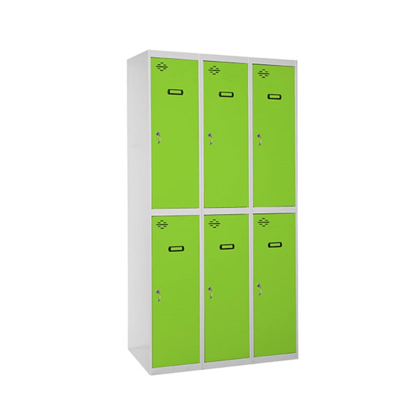  SIMON RACK  Vestiaire industriel bi place 6 cases / 3 colonnes en kit  VESTIAIRE, Vestiaire industriel bi place en kit RANGESTOCK