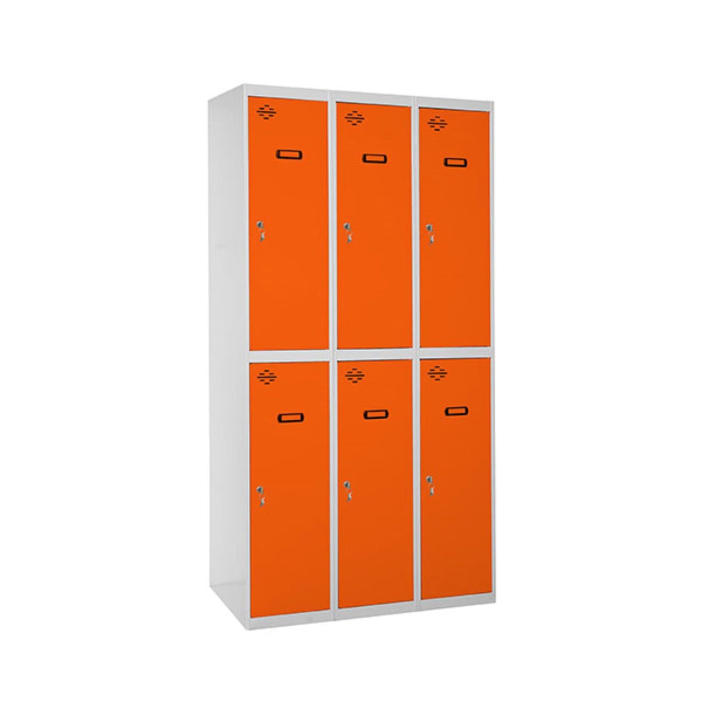  SIMON RACK  Vestiaire industriel bi place 6 cases / 3 colonnes en kit  VESTIAIRE, Vestiaire industriel bi place en kit RANGESTOCK