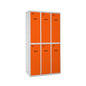  SIMON RACK  Vestiaire industriel bi place 6 cases / 3 colonnes en kit  VESTIAIRE, Vestiaire industriel bi place en kit RANGESTOCK