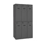  SIMON RACK  Vestiaire industriel bi place 6 cases / 3 colonnes en kit  VESTIAIRE, Vestiaire industriel bi place en kit RANGESTOCK