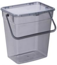1-2l Boîte de stockage de poudre à lessive Seau en plastique avec couvercle  Organisateur à domicile Réservoir de céréales Salle de bain Conteneur de  poudre à laver S