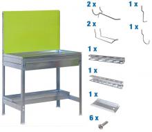 Table de rempotage avec panneau outils BT2 box + 9 accessoires