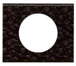 celiane plaque 1 poste cuir pixel